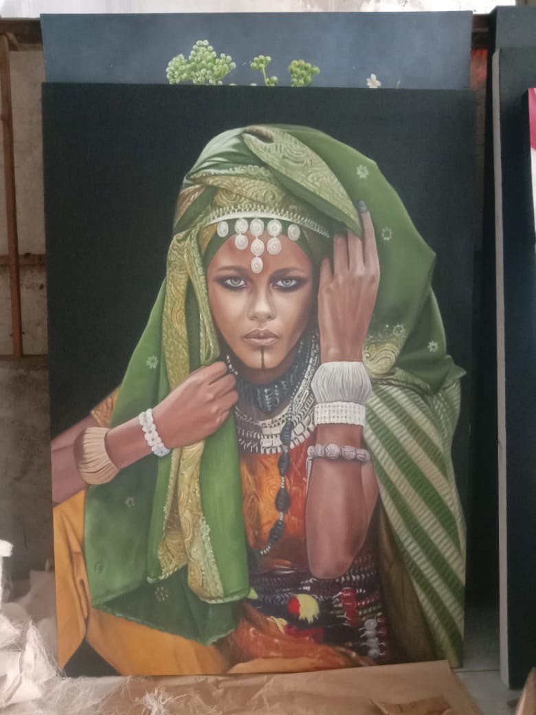 Art de la peinture des femmes ethniques