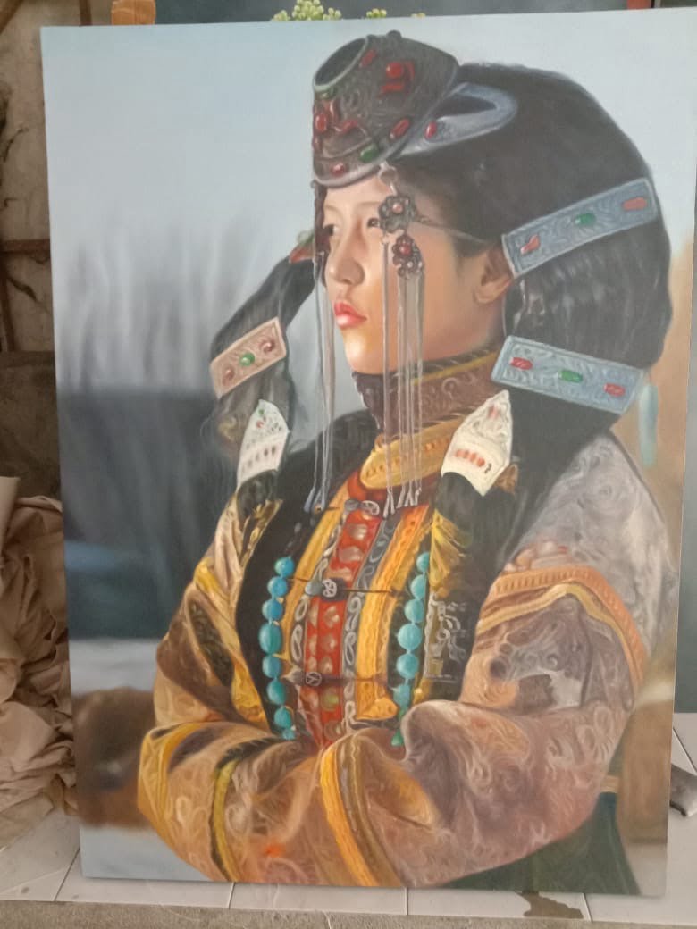 Art de la peinture des femmes ethniques