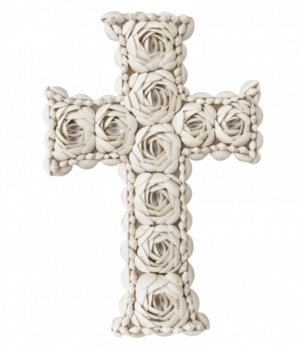 Croix de coquillage Mawar Kecil