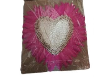 Pink Love Feather Wall Decoration
