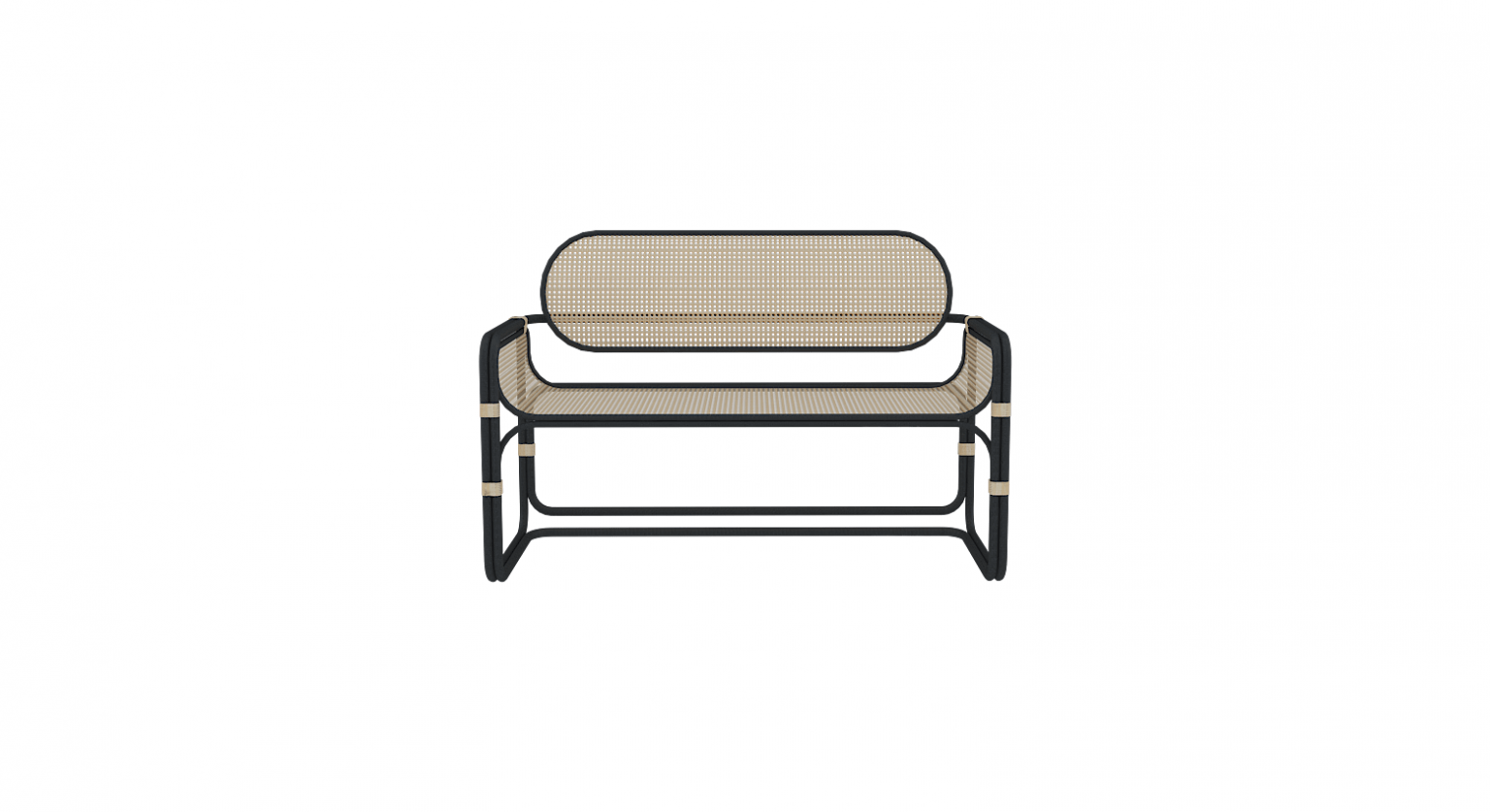 Rotin 2Seat 1 - Avant 120x55x80 cm