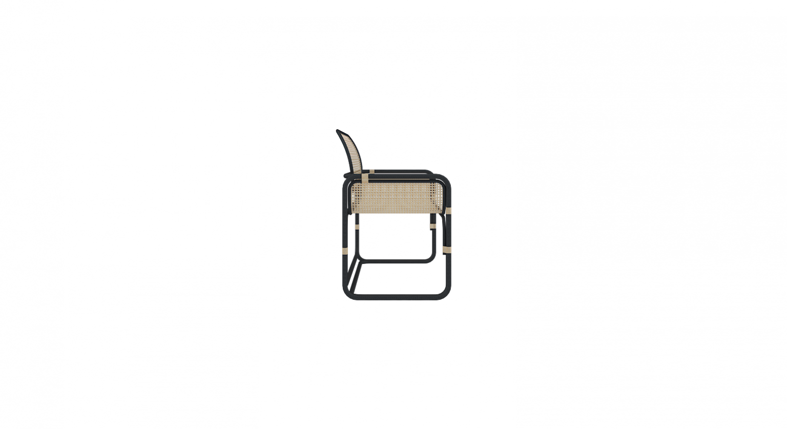 Rotin 2Seat 1 - Côté 120x55x80 cm