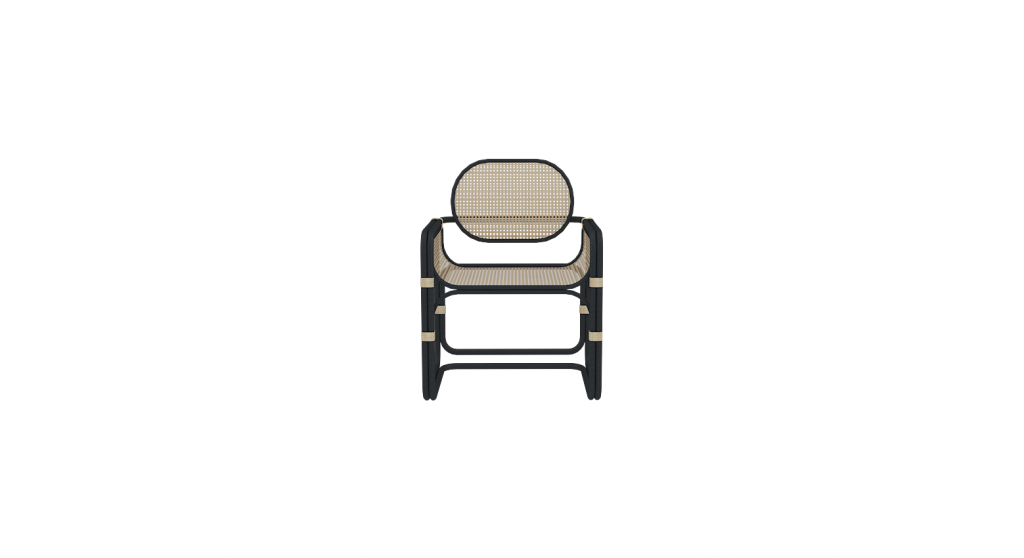 Chaise de salle à manger en rotin