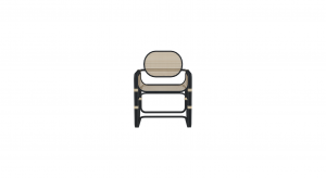 Chaise de salle à manger en rotin