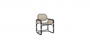 Chaise de salle à manger en rotin