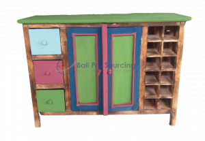Armoire à deux portes avec tiroirs n ° 1