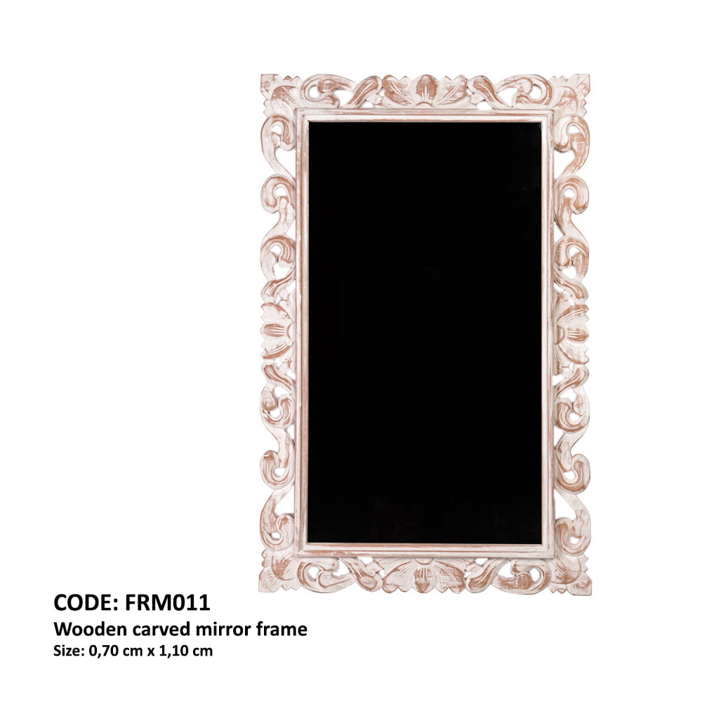 Cadre Miroir En Bois Sculpté - Miroir en bois
