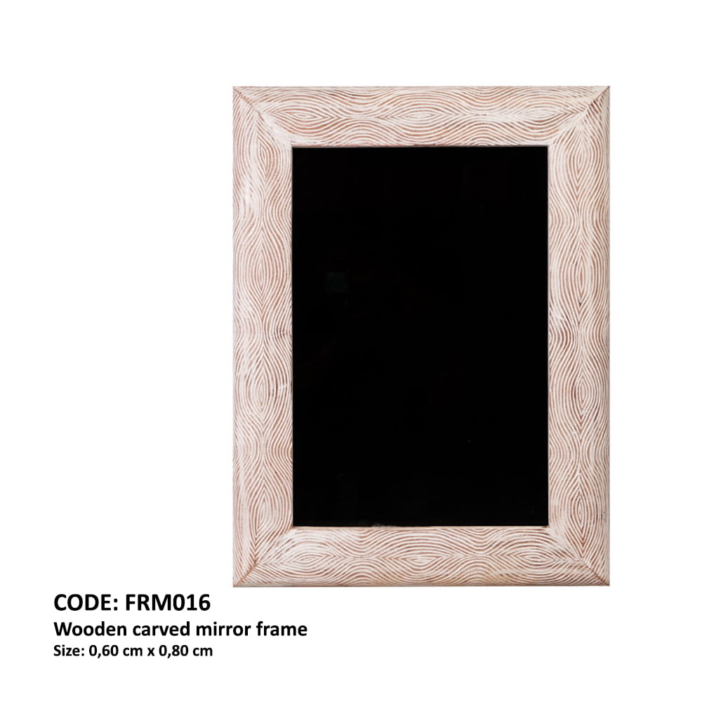 Cadre miroir en bois - Miroir en bois