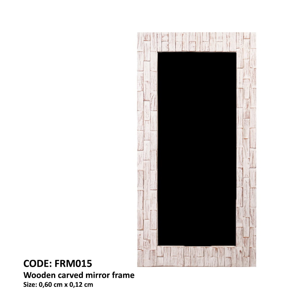 Cadre miroir en bois - Miroir en bois