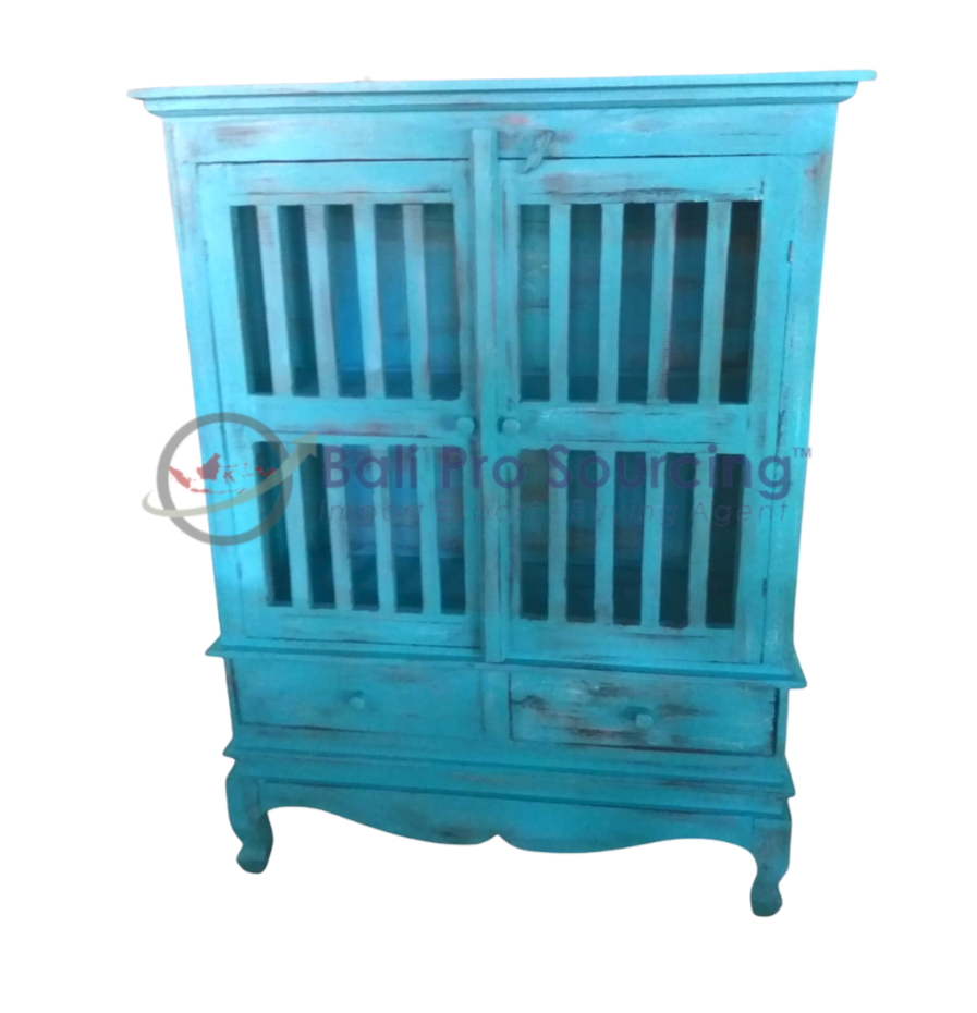 armoire bleue