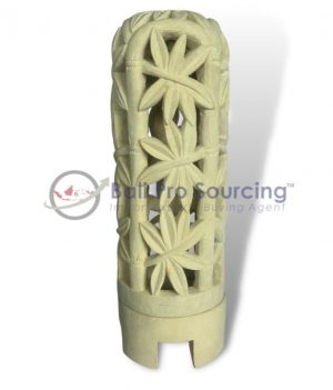 Bamboo Carved Garden Light