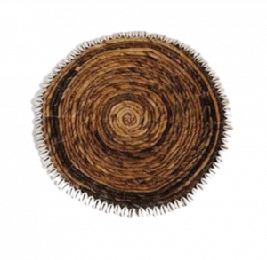 Banana Fiber Placemat With Sea Shells