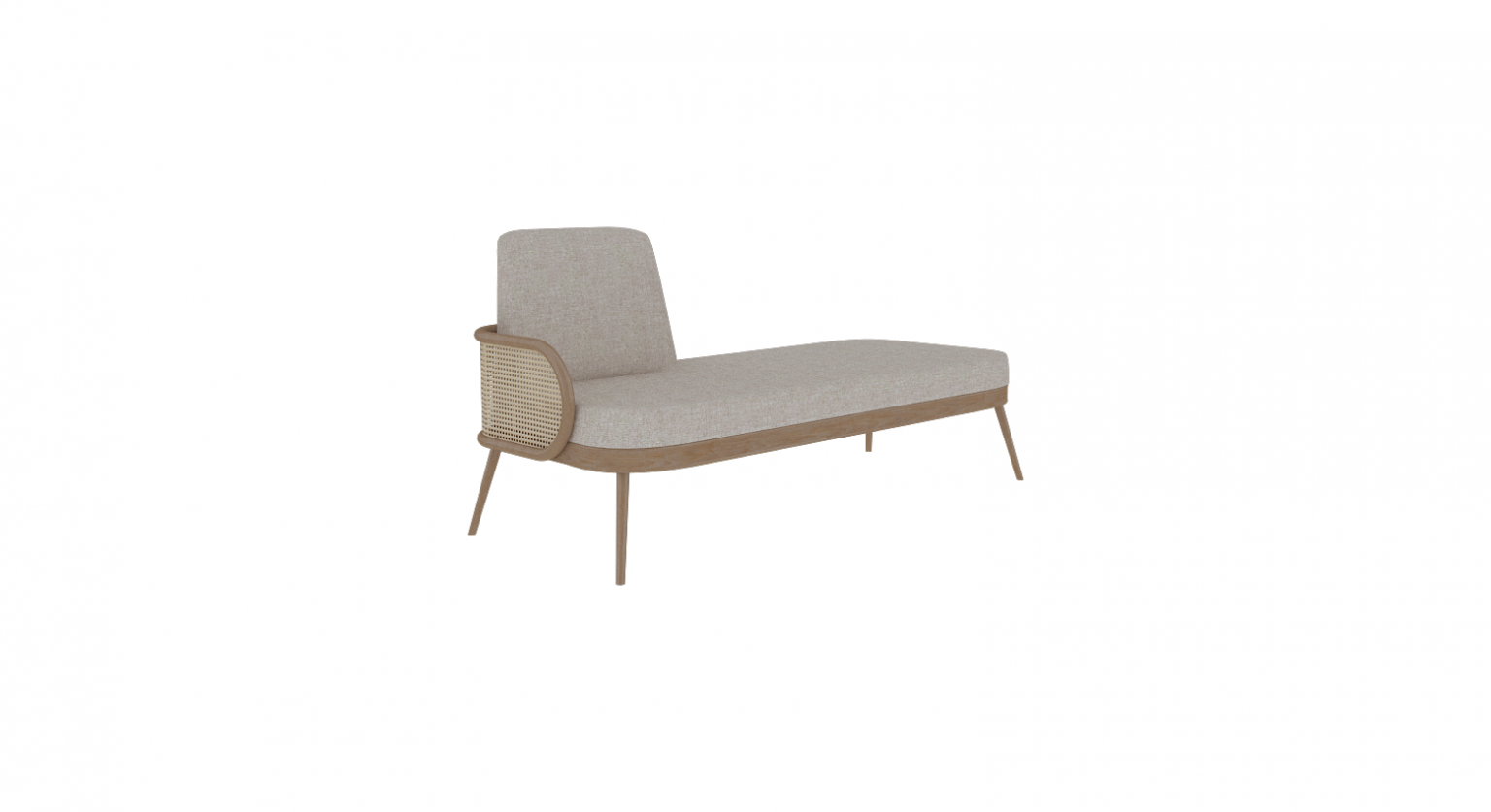 Chaise longue A 10 - Perspective 160x70x80 cm