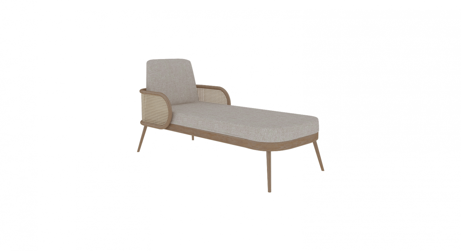 Chaise longue B 10 - Perspective 70x150x80 cm