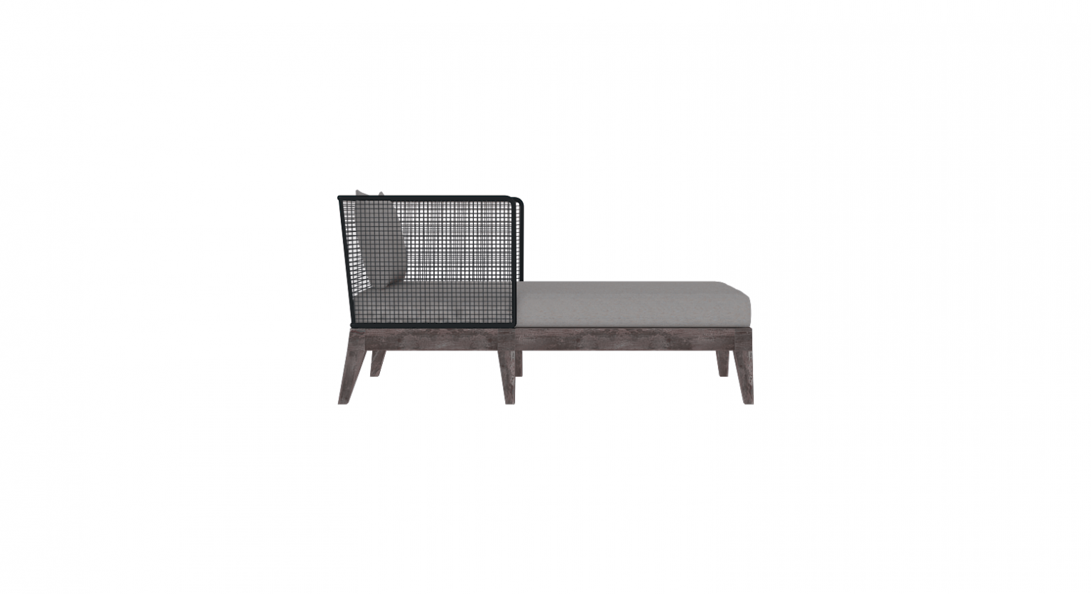 Chaise Longue B 2 - Côté 60x140x70 cm