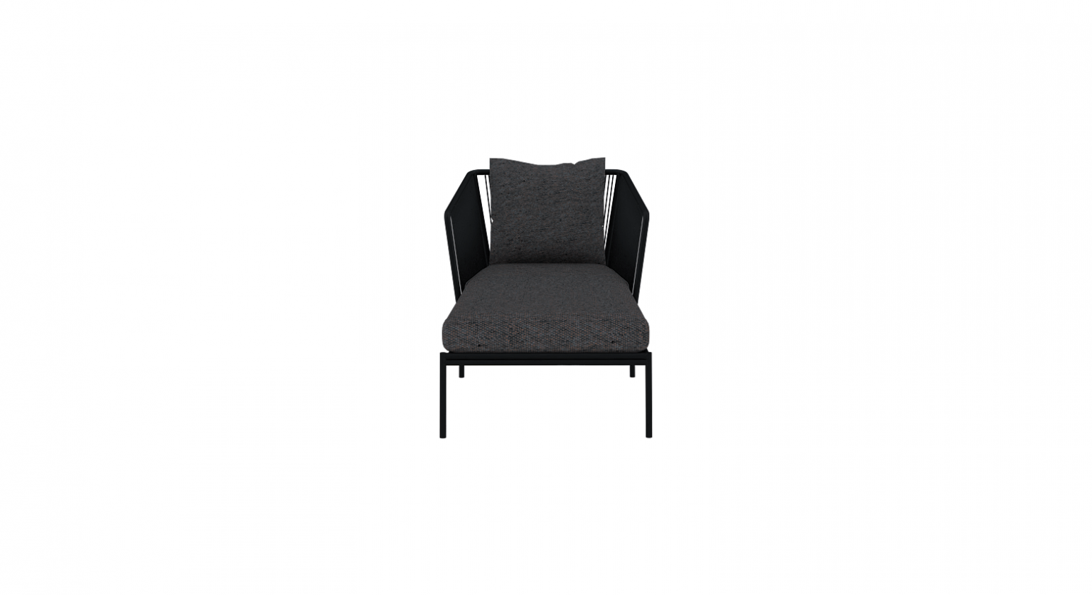 Chaise longue B 3 - Avant 80x140x80 cm