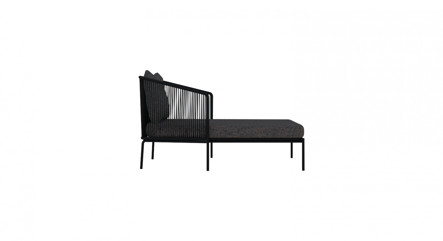 Chaise Longue B 3 - Côté 80x140x80 cm