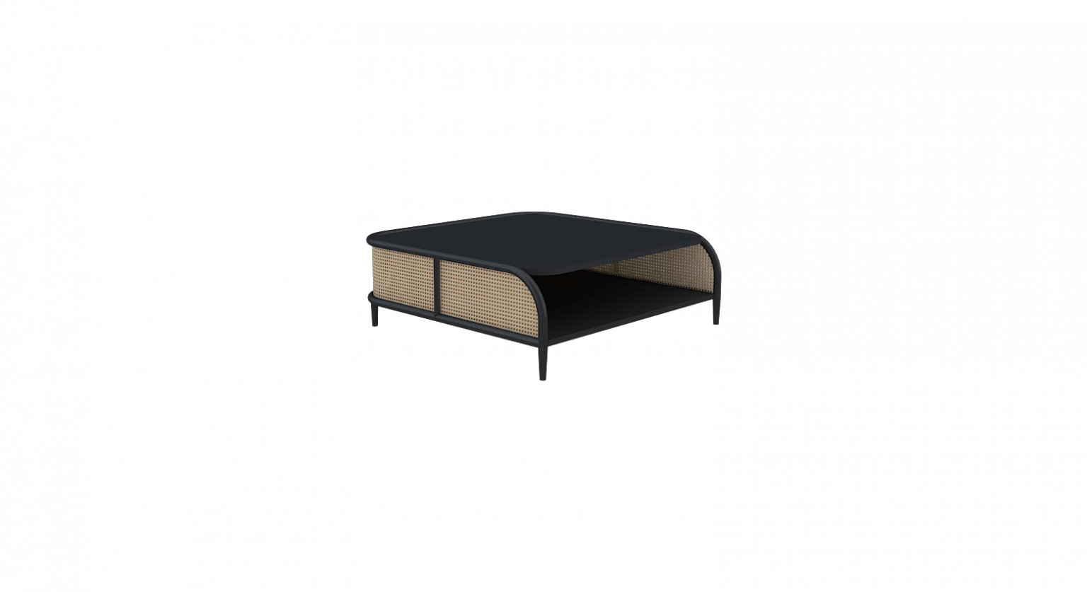 Table basse 8 - Perspective 100x100x35 cm