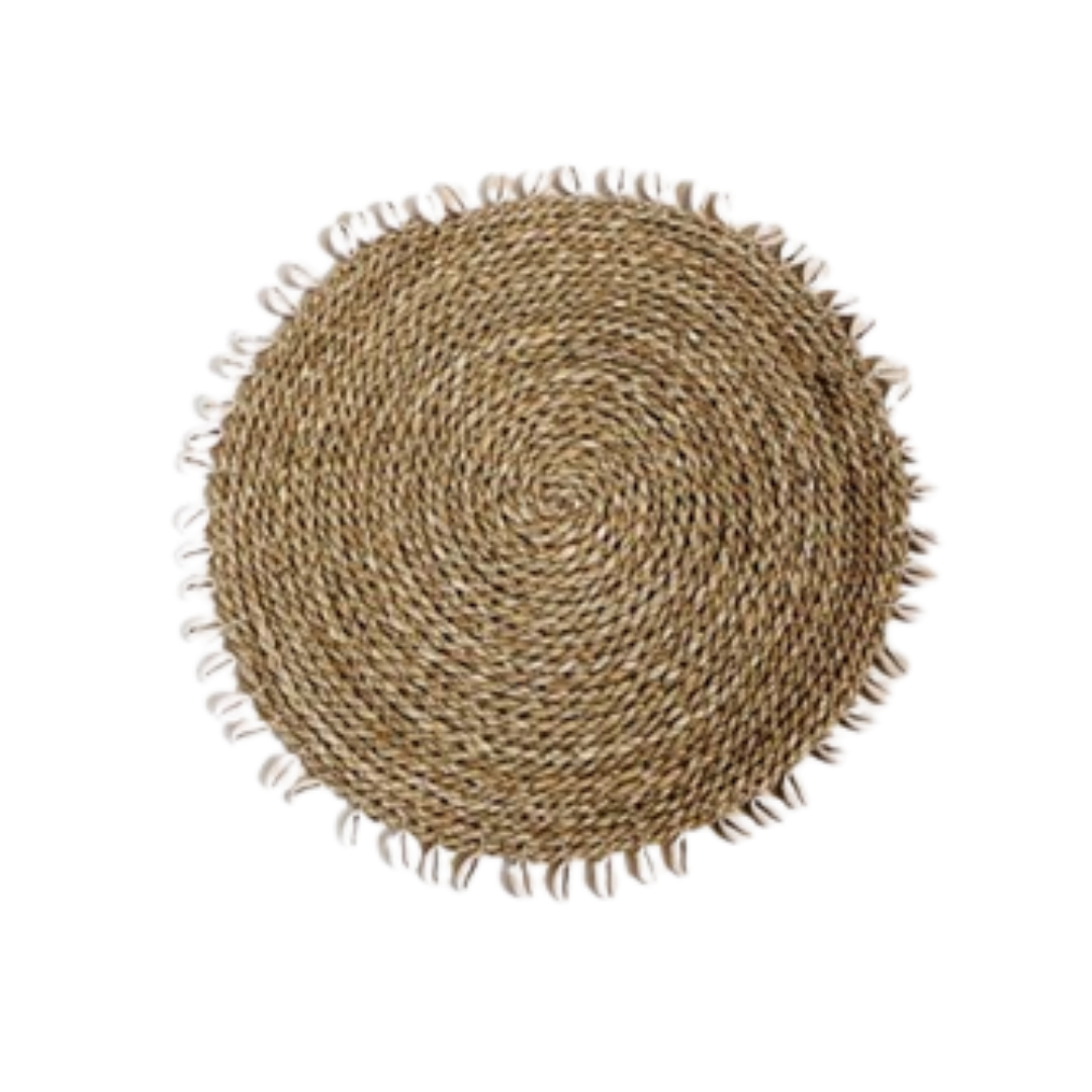 Napperon Seagrass Avec Coquillages