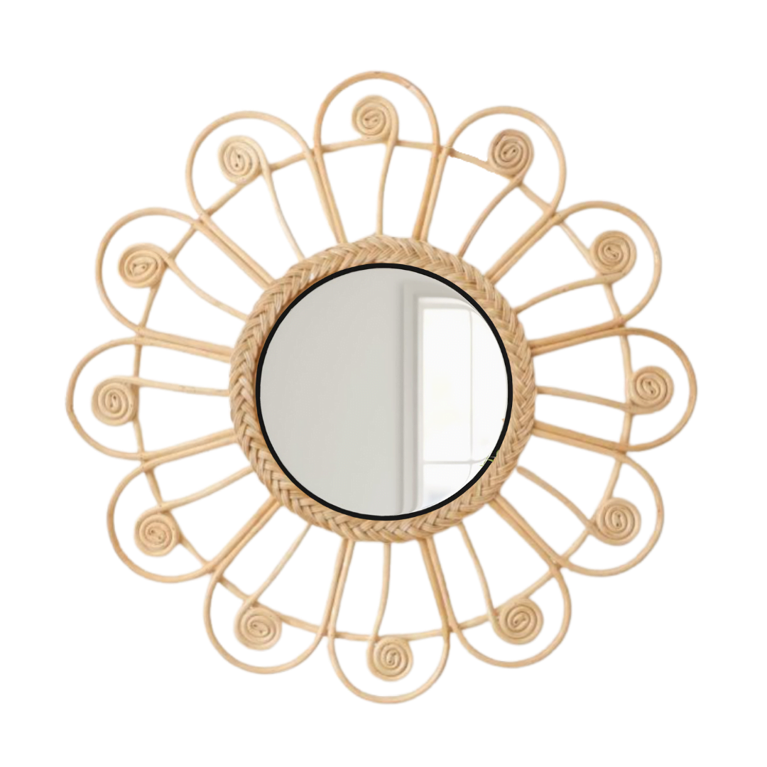Miroir fleur de soleil