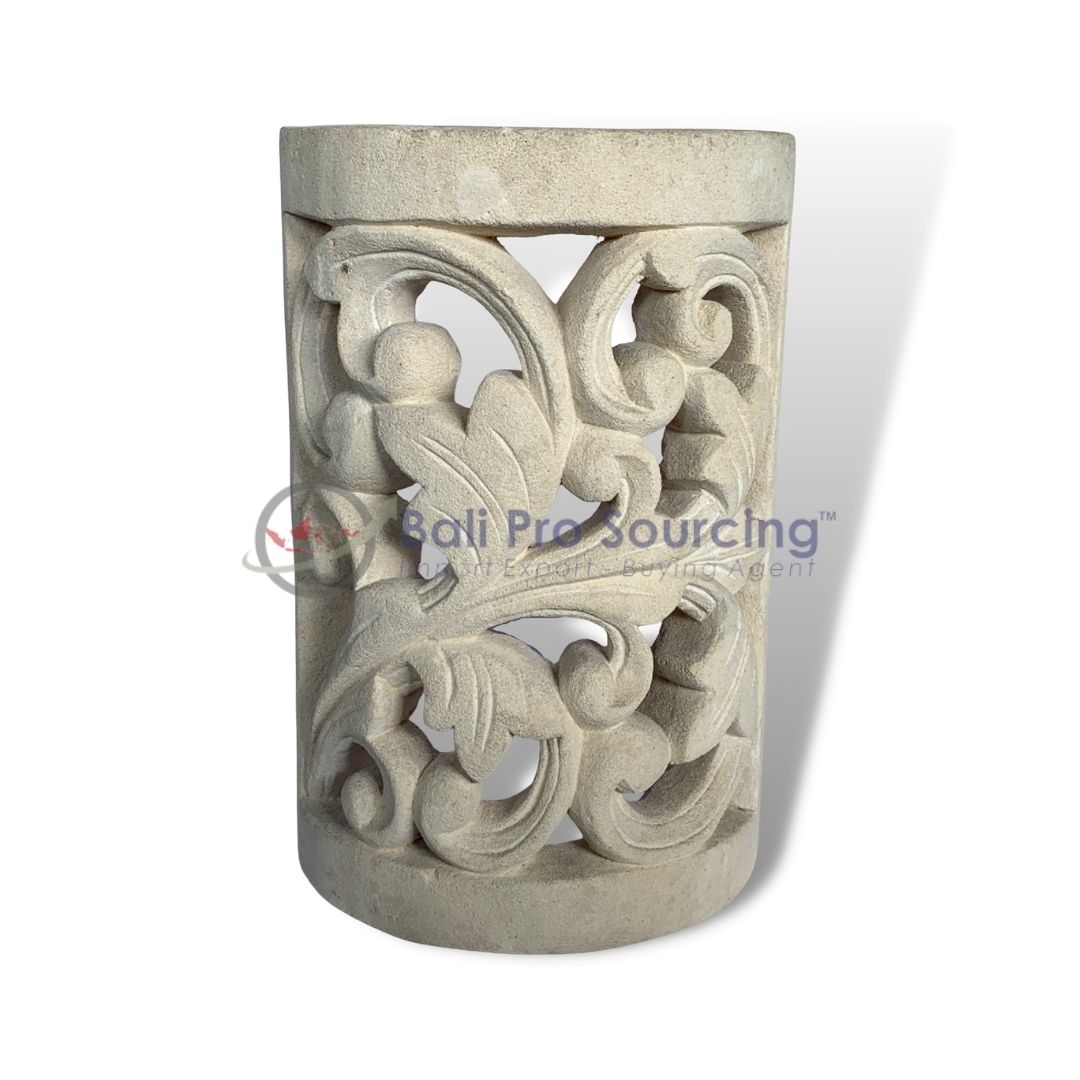 Wall Lamp Fern Carved