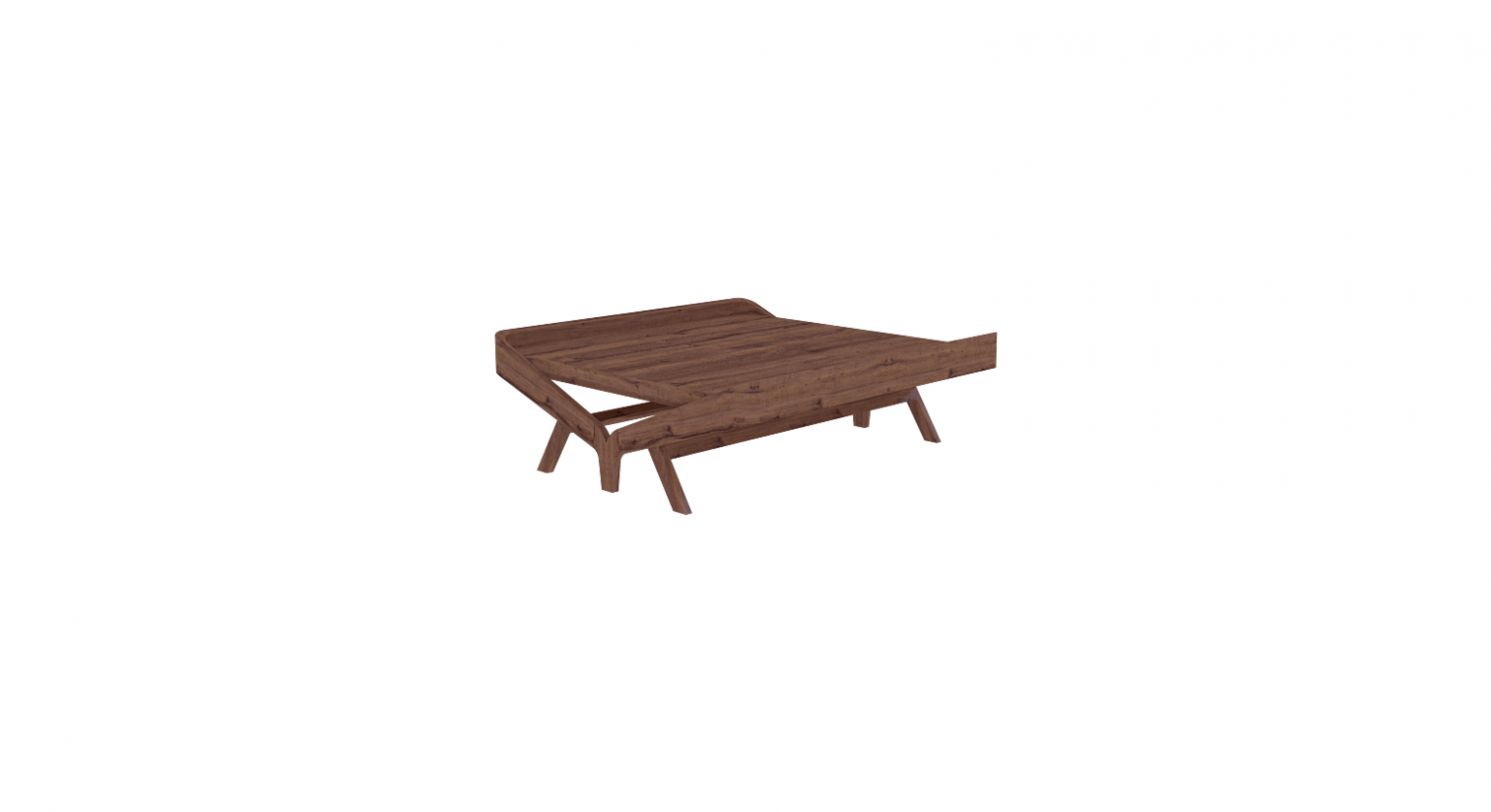 Table basse 9 - Perspective 100x100x35 cm