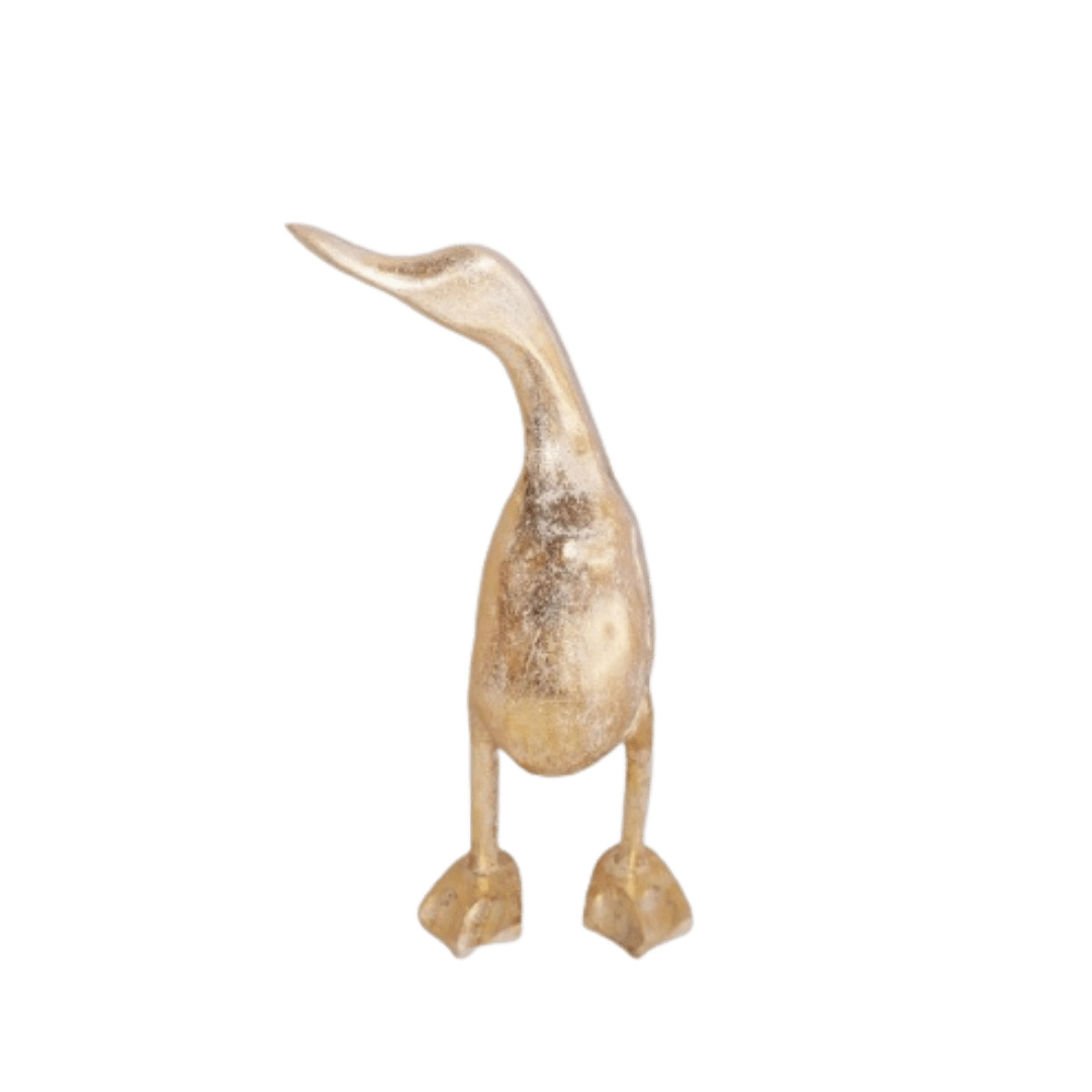 Gold Naked Wooden Duck