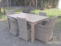 Table et chaise en rotin synthétique 3