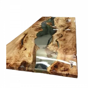 Wooden Resin Table Clear