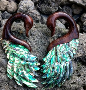 Beautiful Swan Earrings