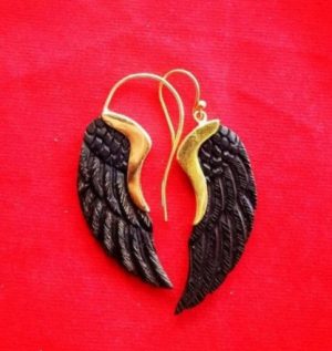 Boucles d'oreilles noires