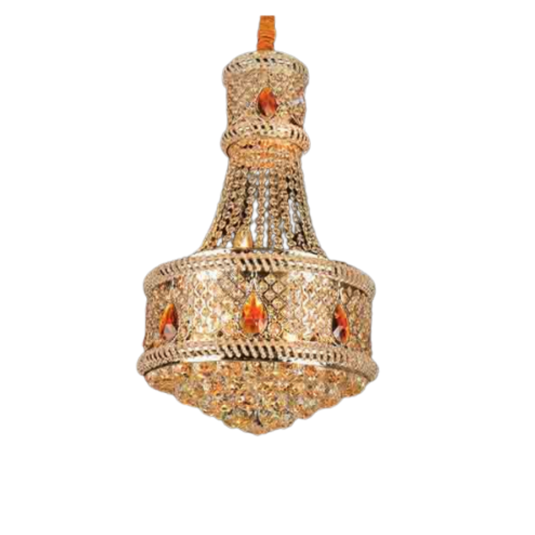 Lampe Elisabeth Cristal Doré