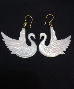 Swan Earrings