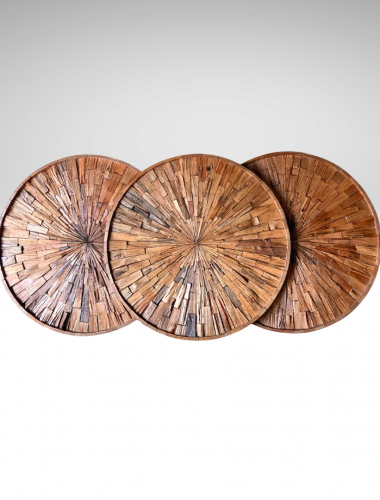décoration murale en bois bali