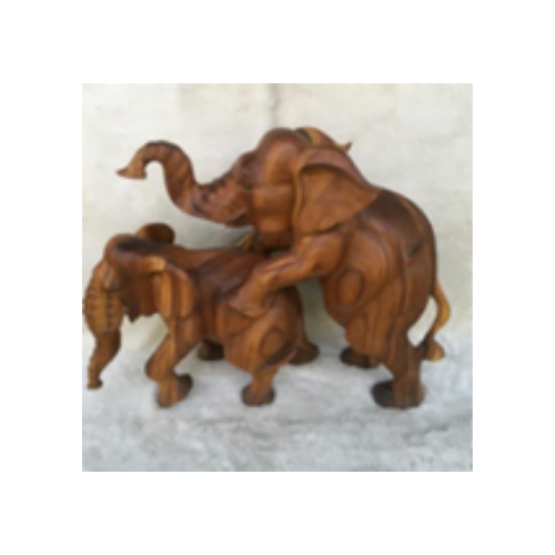 Wooden Naughty Elephant 2