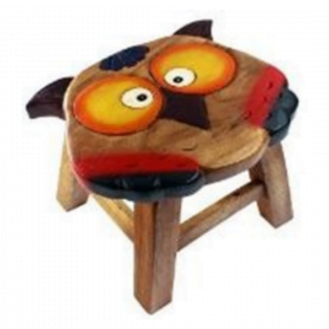Owl Wooden Chair Decoration 2