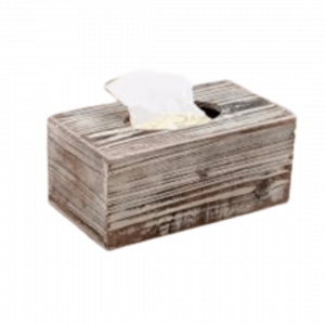 Wooden Tissue Decoration