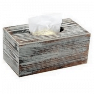 Wooden Tissue Decoration