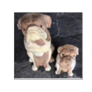 wooden Sitting bulldog (2)