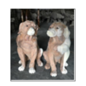 wooden dog