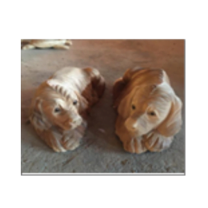 Wooden Sleeping Shih Tzu