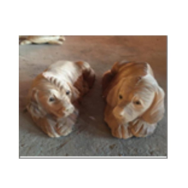Wooden Sleeping Shih Tzu