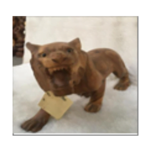 Wooden Walking Tiger
