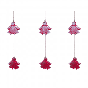 Hanging Wooden Angel (5 pcs)