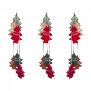 Hanging Wooden Christmas Tree (5 pcs)