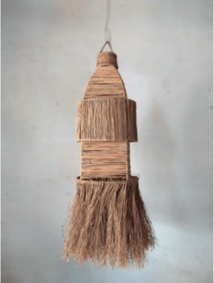 LAMPE FUSÉE ANYAM RAMBUT