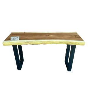 Suar wooden Console table with Iron Legs