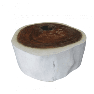 Suar wooden coffee table with wooden small leg 5 cm witlh glass follow the hole