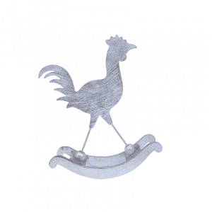 Déco Poulet en Bois
