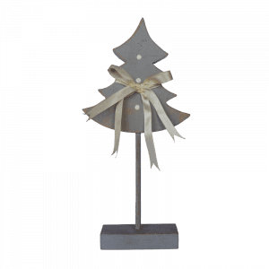 62. Big Wooden Christmas Tree With Stand